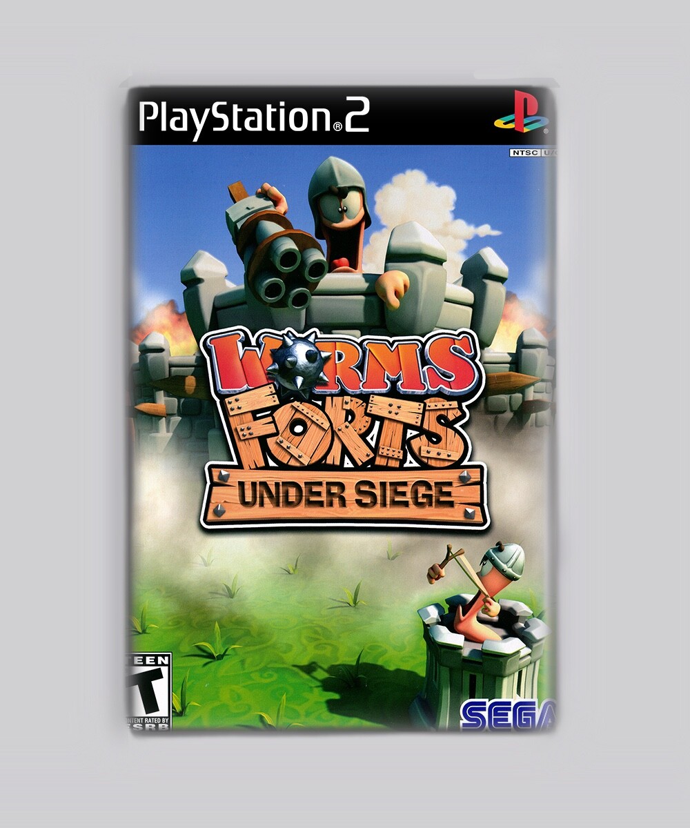 WORMS FORTS - UNDER SIEGE / PS2 - 2