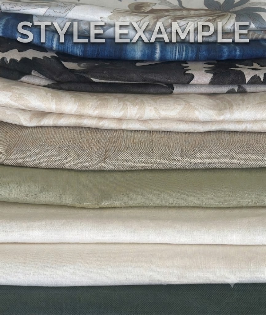 Luxury Linen Fabric Mystery Box – Curated Prints, Textures & Neutrals – 9 Yards