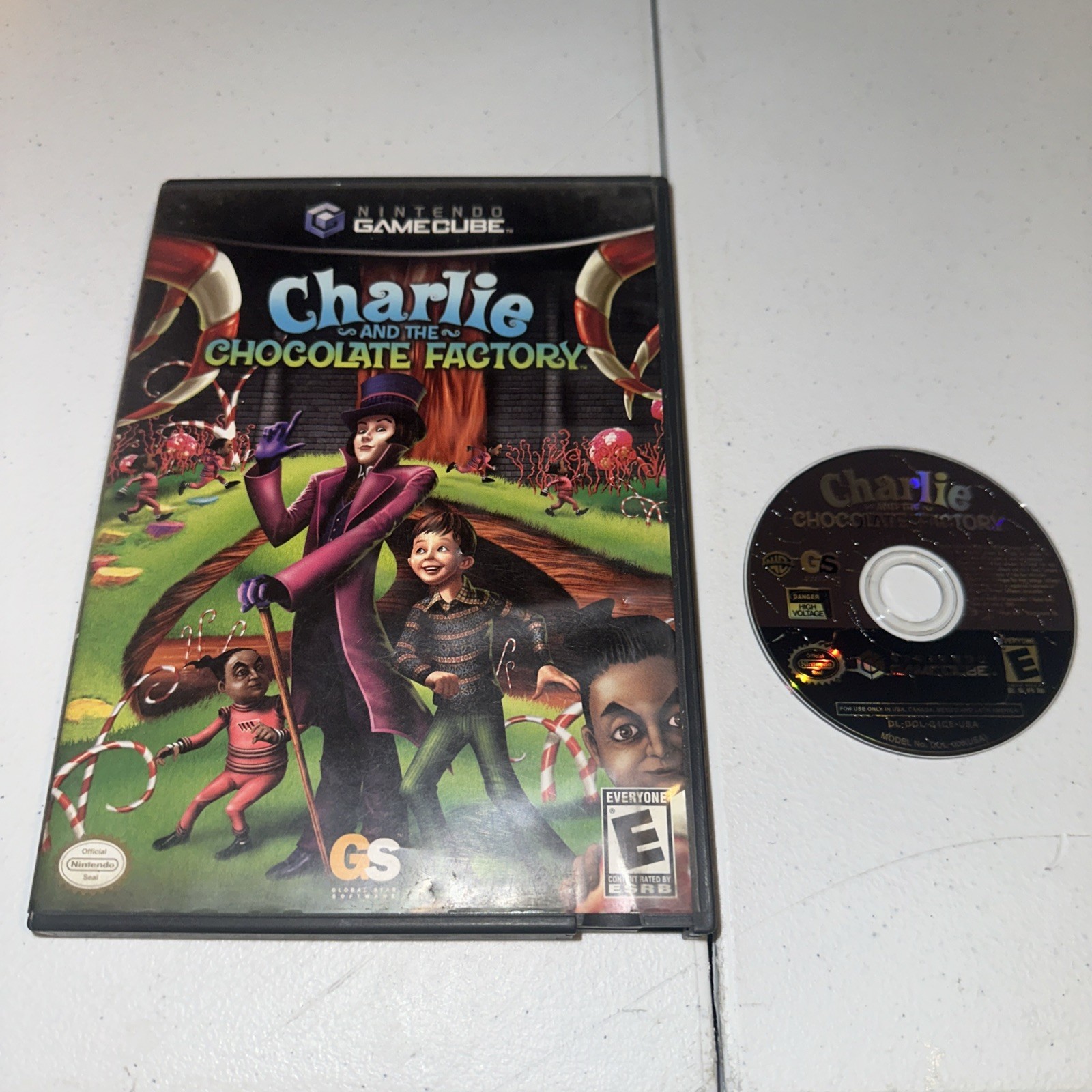 Charlie and the Chocolate Factory (Nintendo GameCube, 2005) Tested Working
