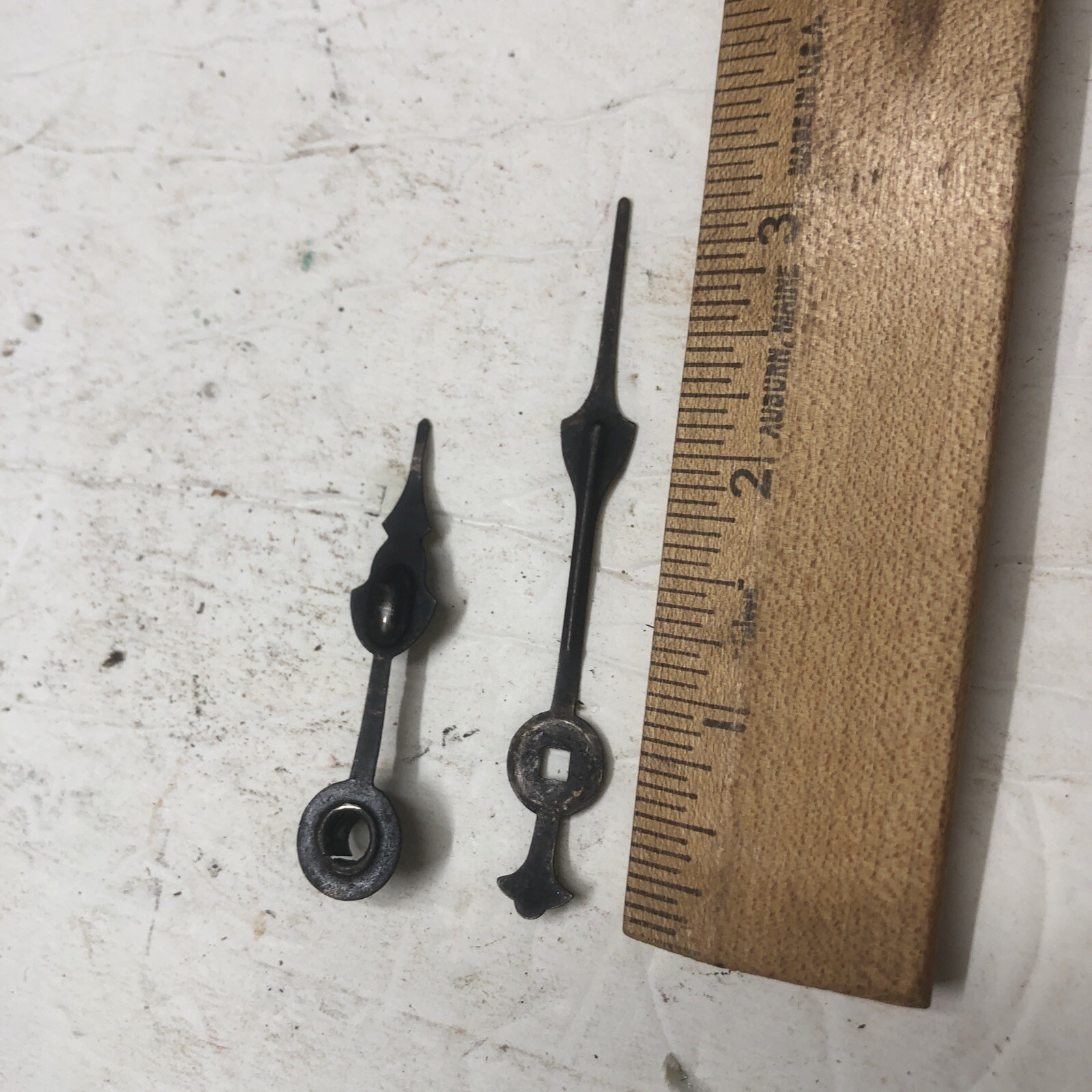 Vintage Antique Unmarked Wall  Clock Hands PARTS REPAIR