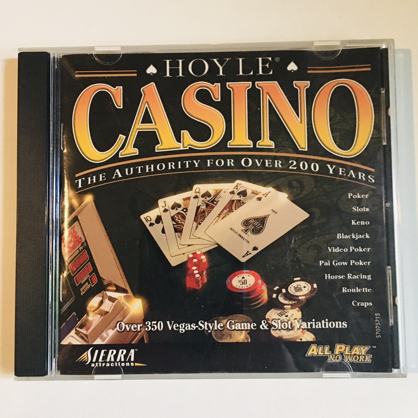 Hoyle Casino PC/Mac CD ROM 1999 Sierra 