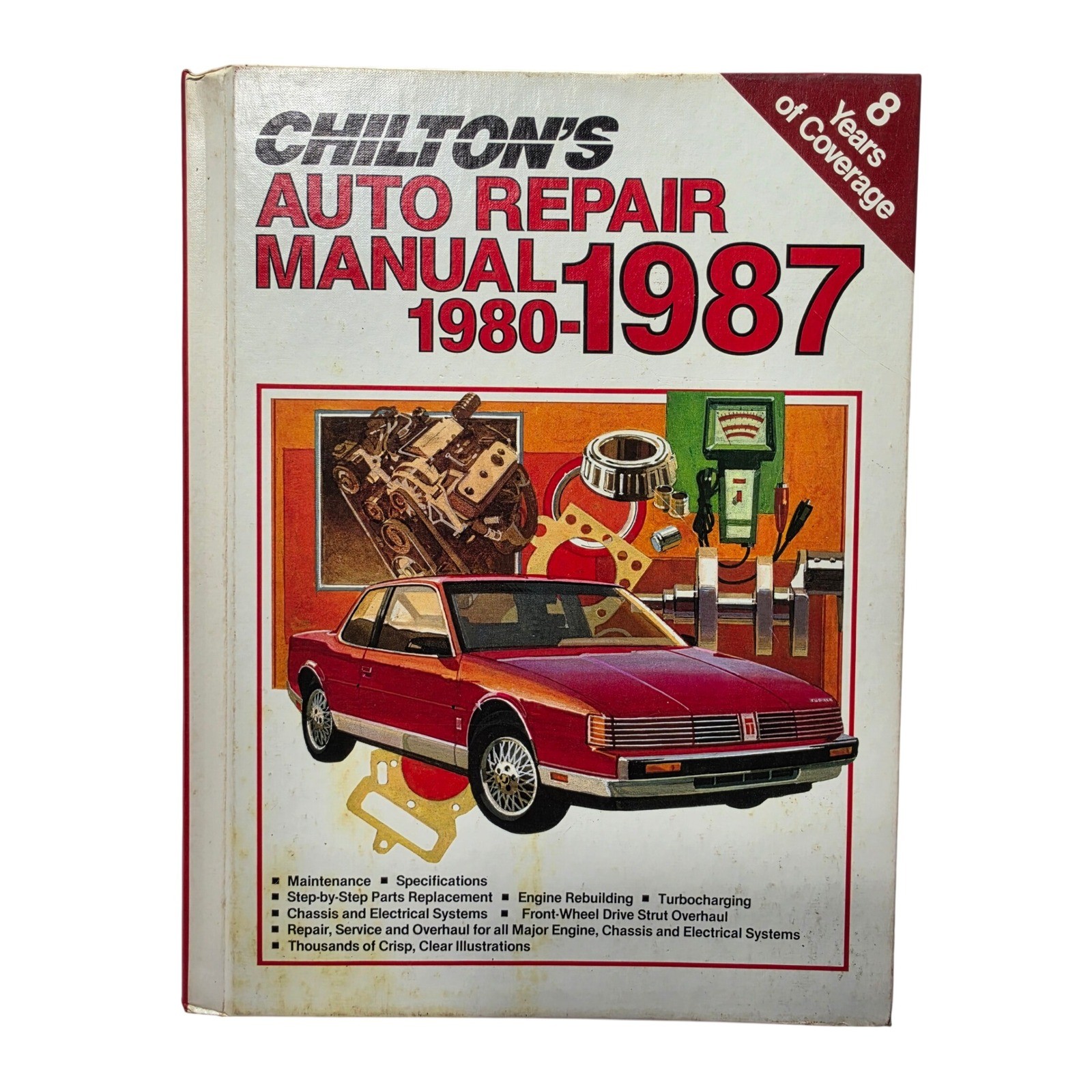 Chilton Auto Repair Manual 1980-1987 Hardcover Part 7670 US Canadian Models