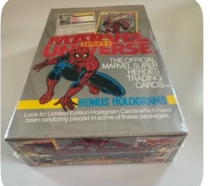 Marvel Universe Series 2 Factory sealed trading cards box Impel 1991 holograms