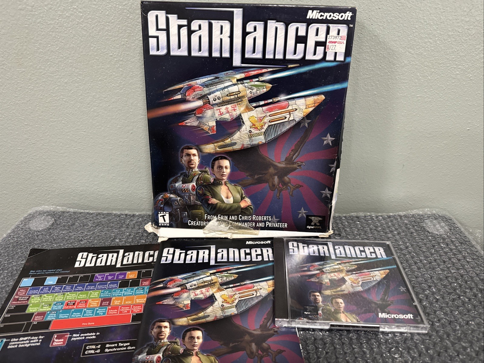 StarLancer Star Lancer Big Box PC Game CIB Complete 2000 Microsoft Vintage OOP