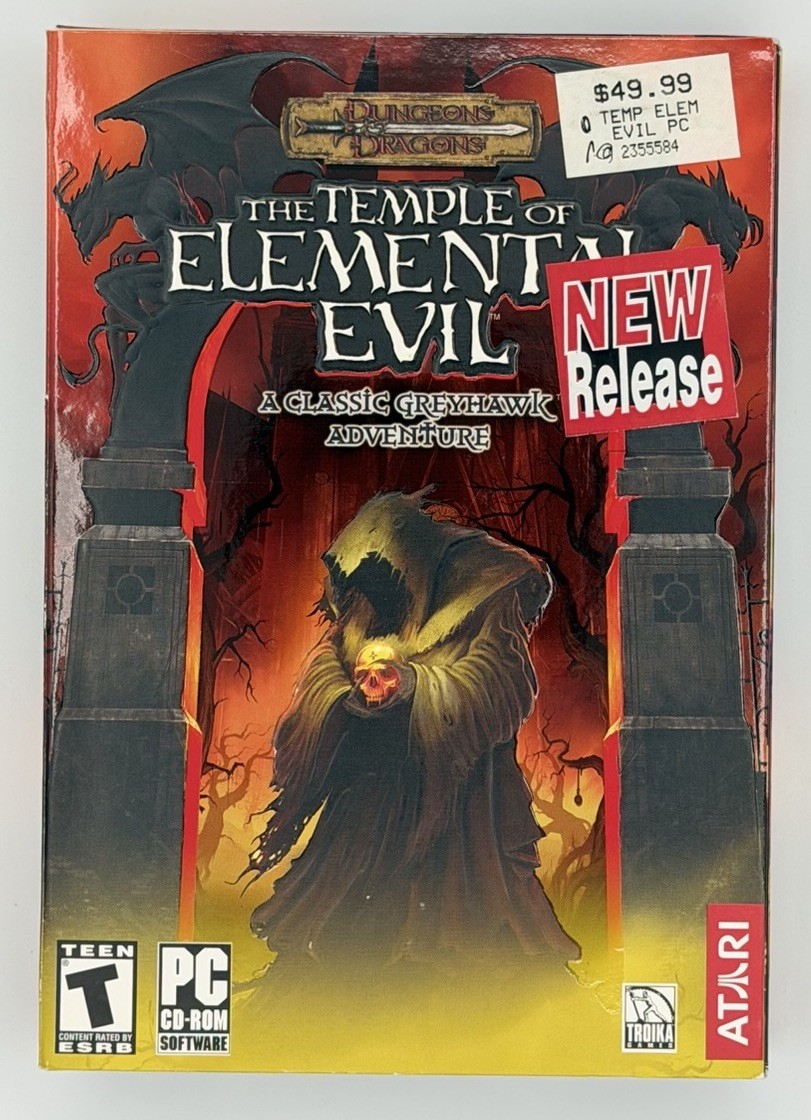 Dungeons & Dragons The Temple of Elemental Evil PC Big Box Complete Greyhawk VG