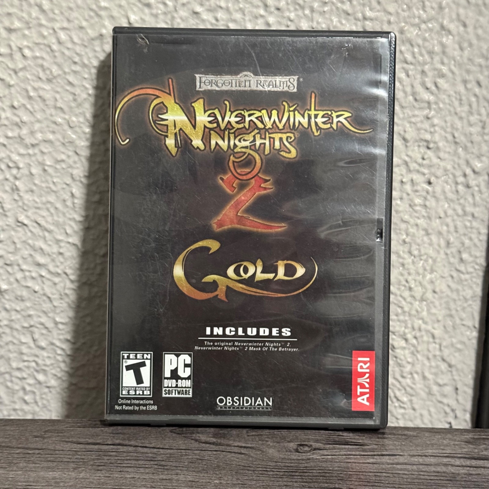 Neverwinter Nights 2: Gold Edition For PC Untested  Base Game & Expansion Atari
