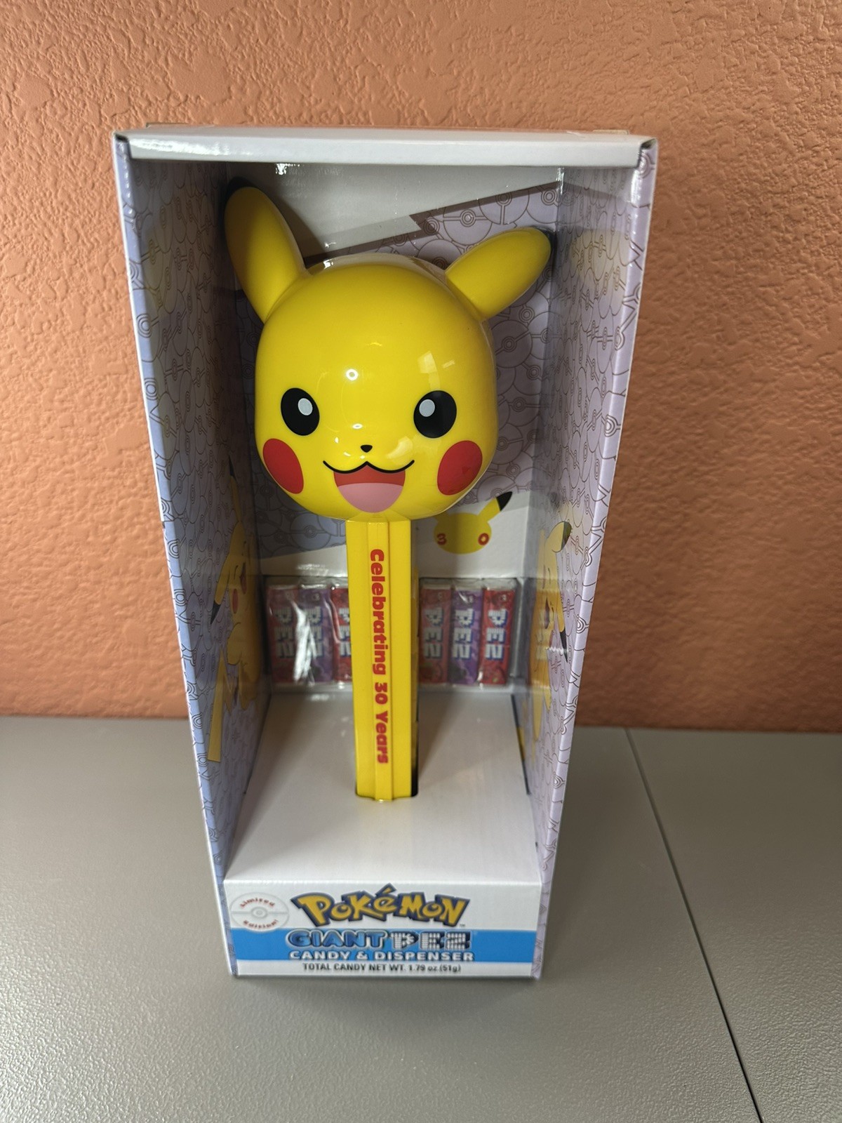Pokémon Pikachu Giant Jumbo Pez Candy Dispenser 12” 