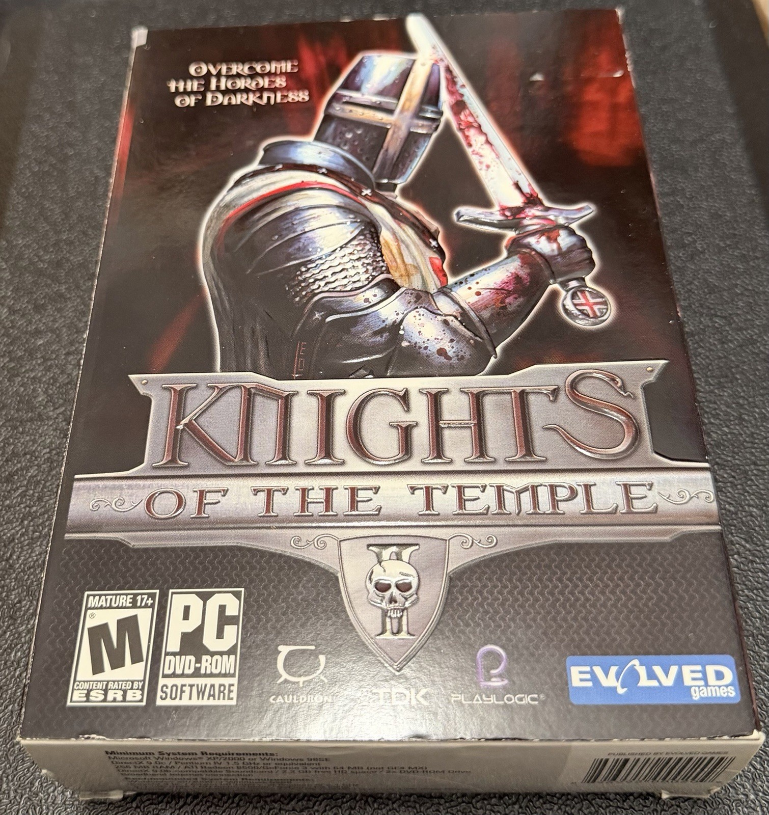 Knights of the Temple II (PC, 2007) Box Complete
