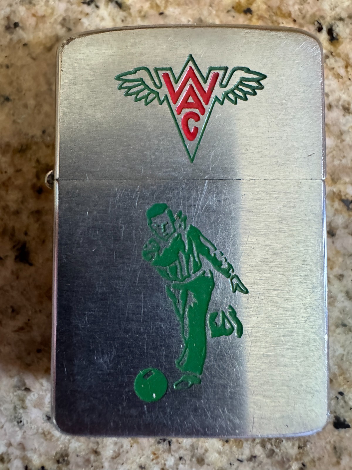 Vintage Antique Late 1950\'s or early 60\'s WAC Bowling Zippo Lighter Very Rare