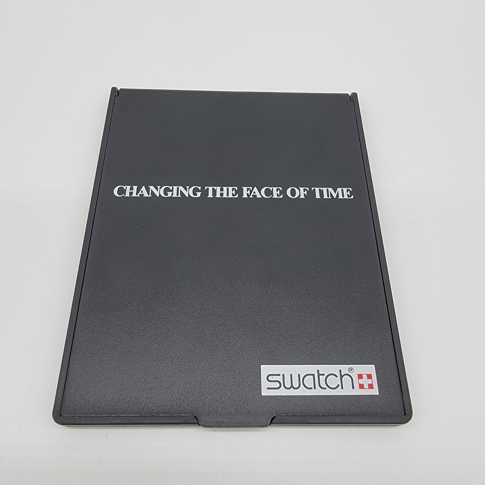 Vintage 90's Black Swatch Compact Mirror Retro Nostalgic 