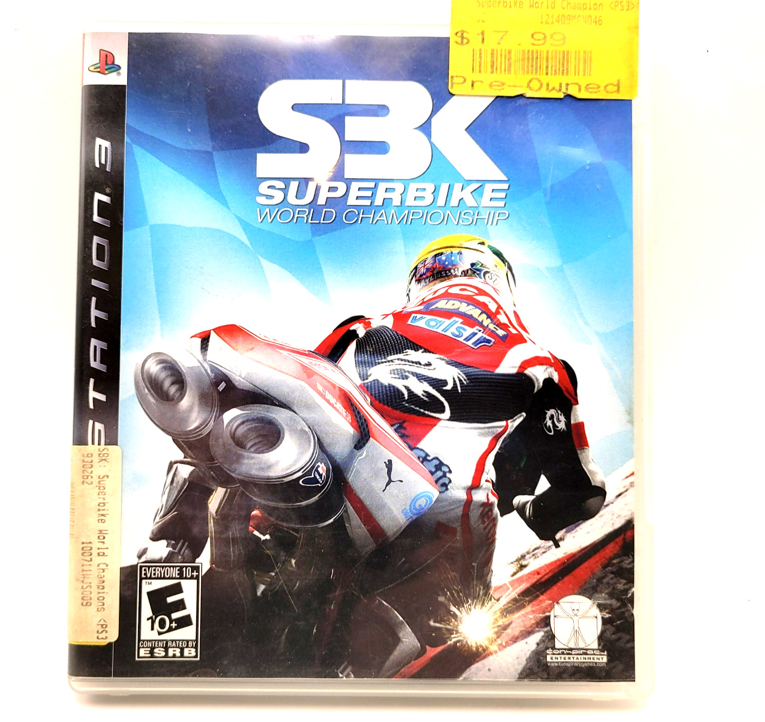 SBK Superbike World Championship (PlayStation 3 PS3) CIB Complete