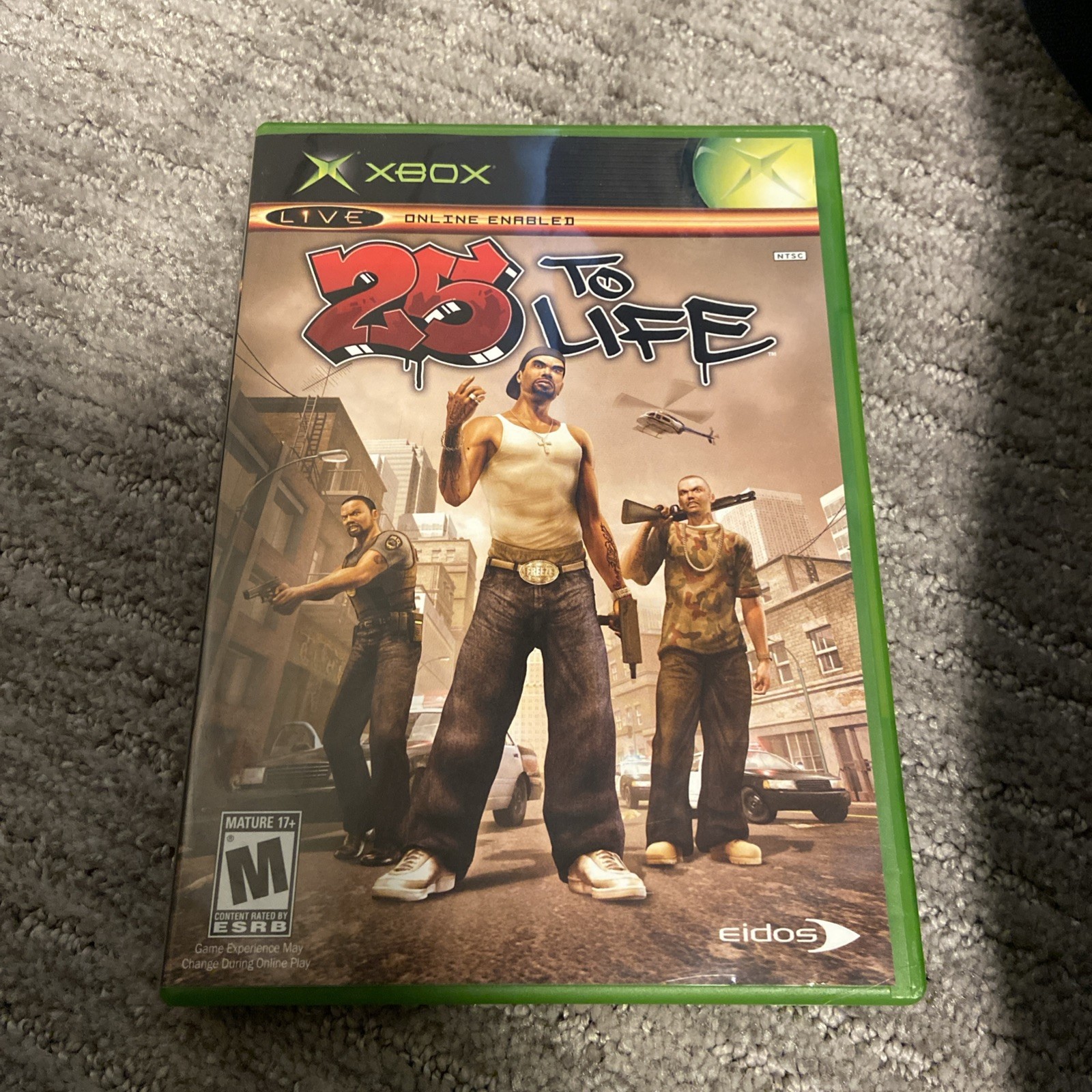 25 to Life OG Xbox Complete Tested CIB Working Fast Shipping Video Game