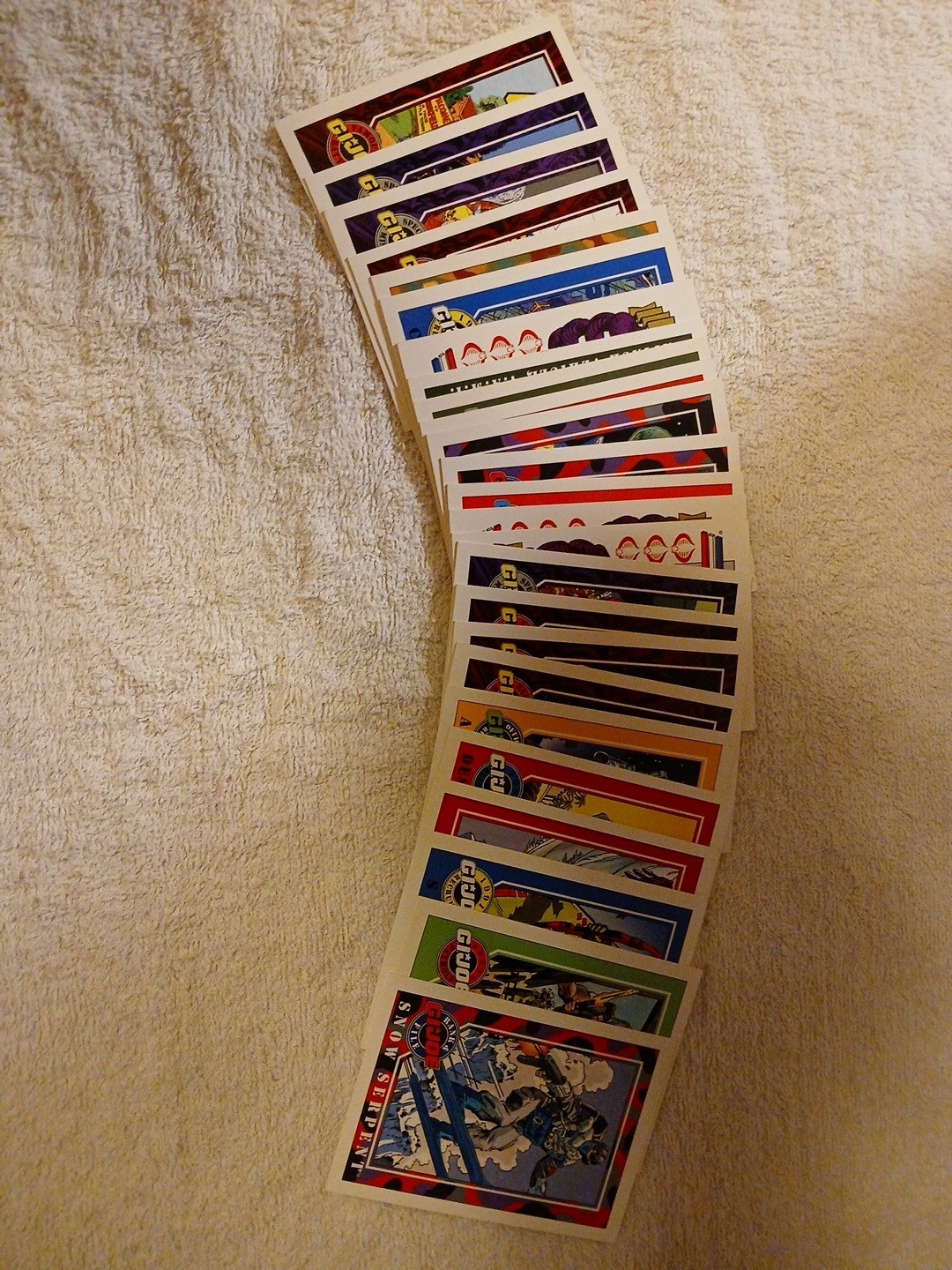 Lot of 24 GI Joe Trading Cards 1991 Impel Hasbro
