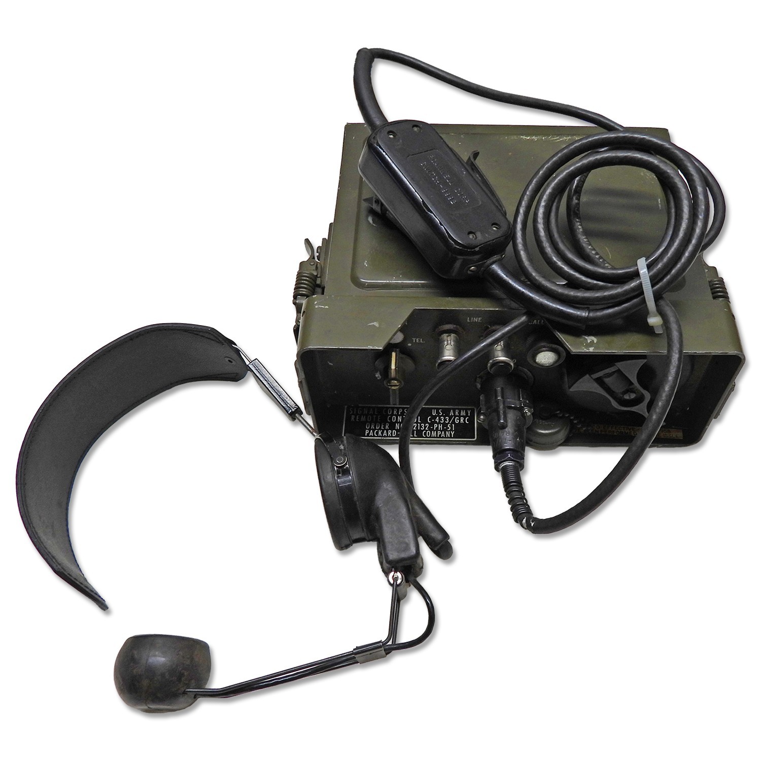 Signal Corps US Army Remote Control & Headset 