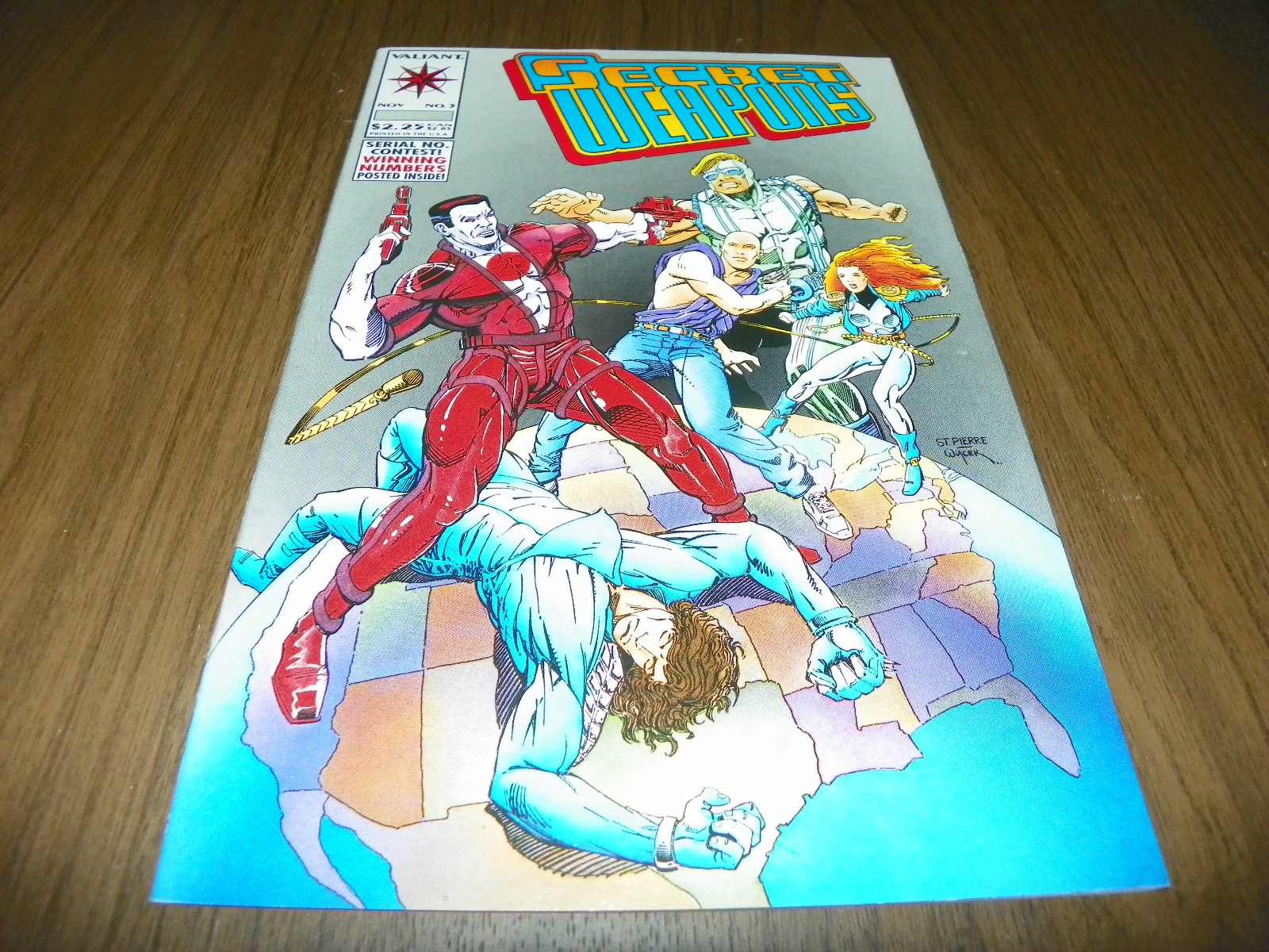 Secret Weapons #3 Joe St. Pierre Valiant Comics 1993