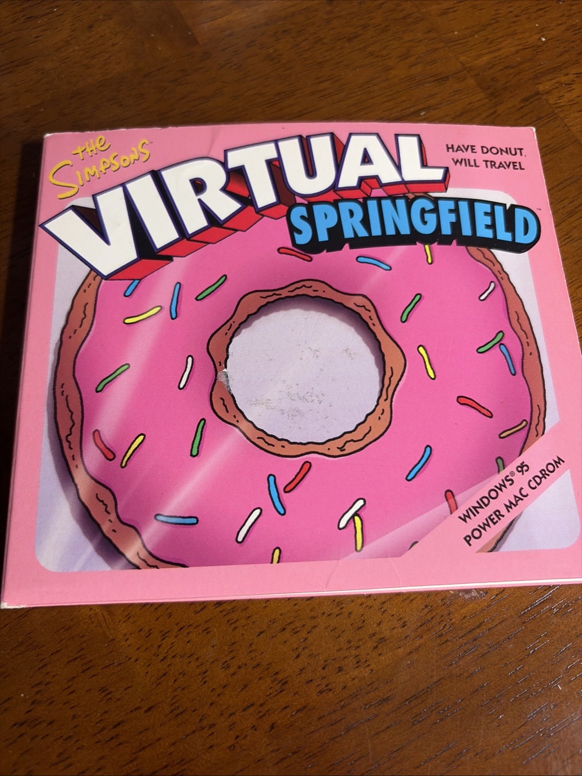 The Simpsons: Virtual Springfield (Windows/Mac, 1997) CD-ROM + More Games