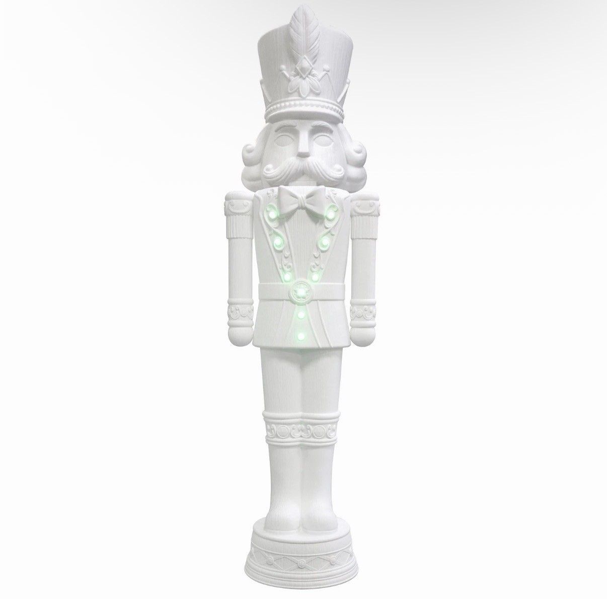 Holiday Time 6 FT Giant Nutcracker Blow Mold Paint It Yourself Light Up Animated
