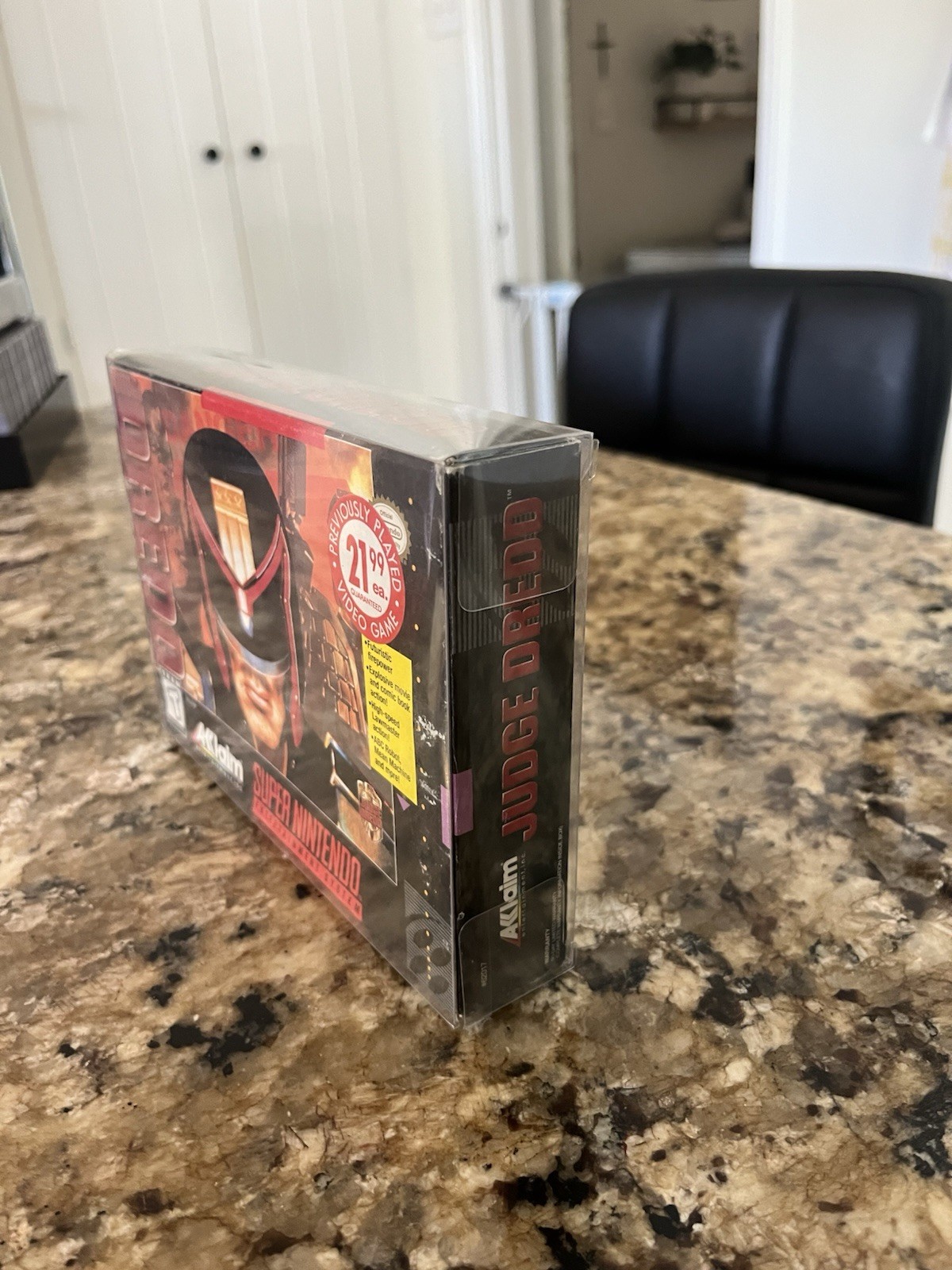 Judge Dredd SNES 1995 Authentic Complete in Box (CIB) Manual, No Poster