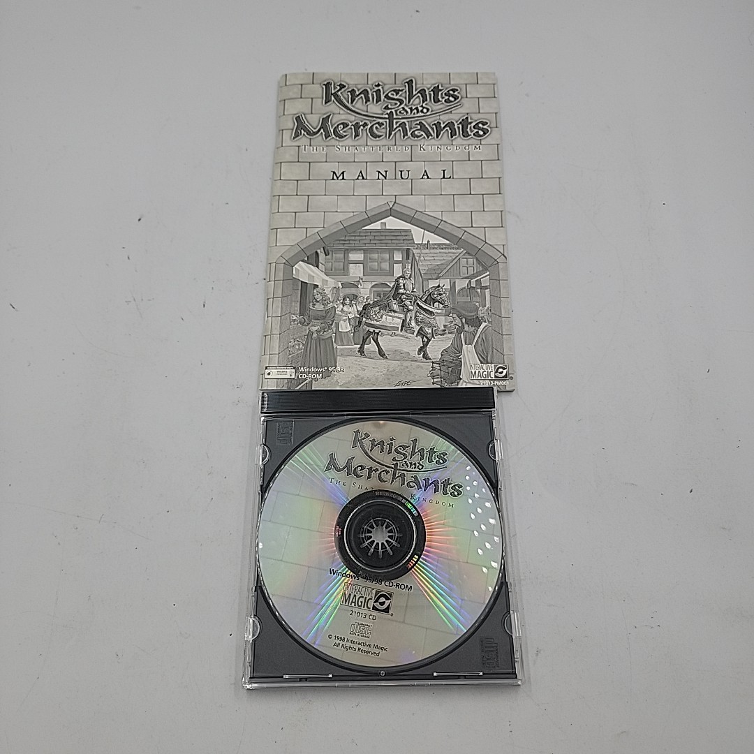 Knights and Merchants: The Shattered Kingdom Disk & Manual 1998 computer