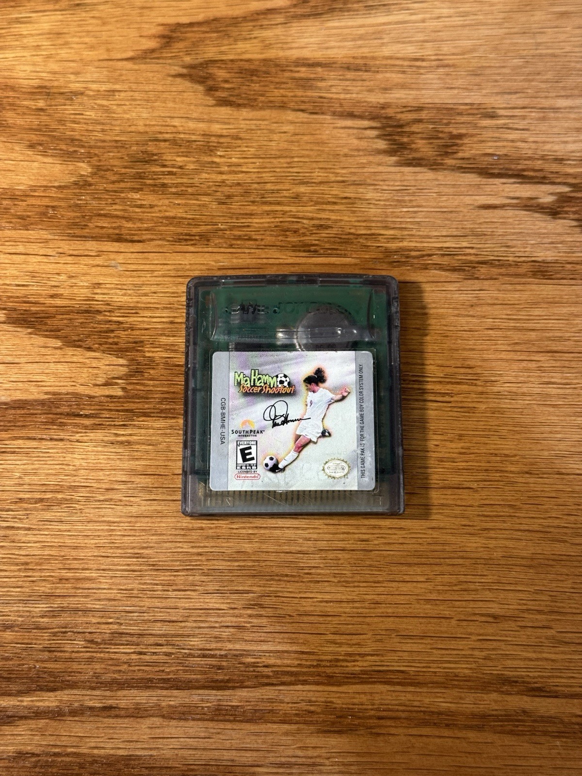 Mia Hamm Soccer Shootout Gameboy Color Tested Works