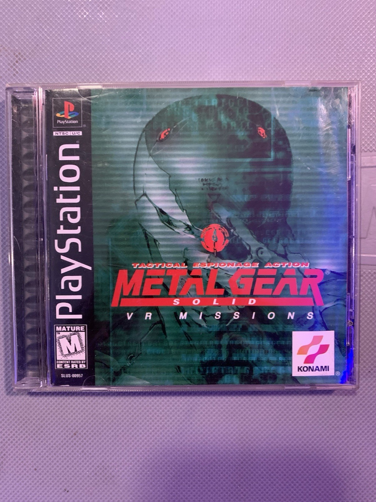 Metal Gear Solid VR Mission PlayStation 1999 Complete Edition Black Label Game