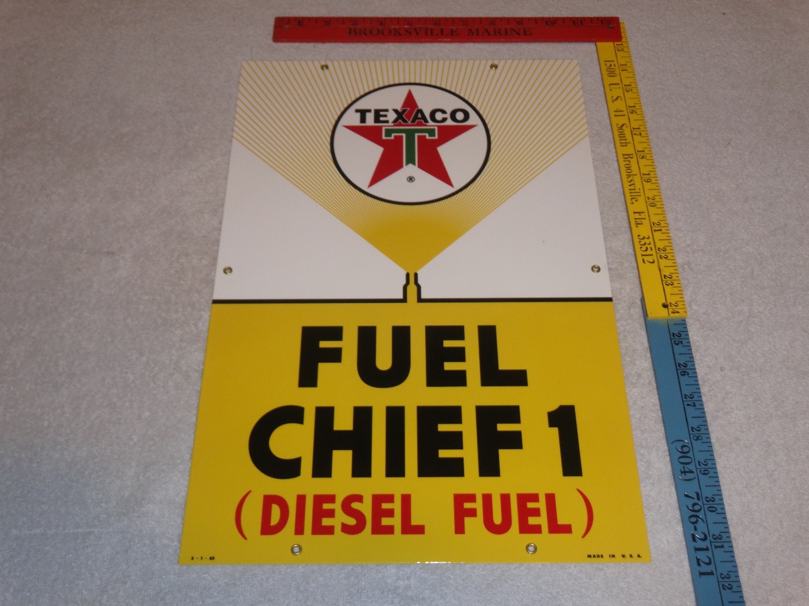 VINTAGE TEXACO FUEL CHIEF 1 DIESEL SPRAYER 18\
