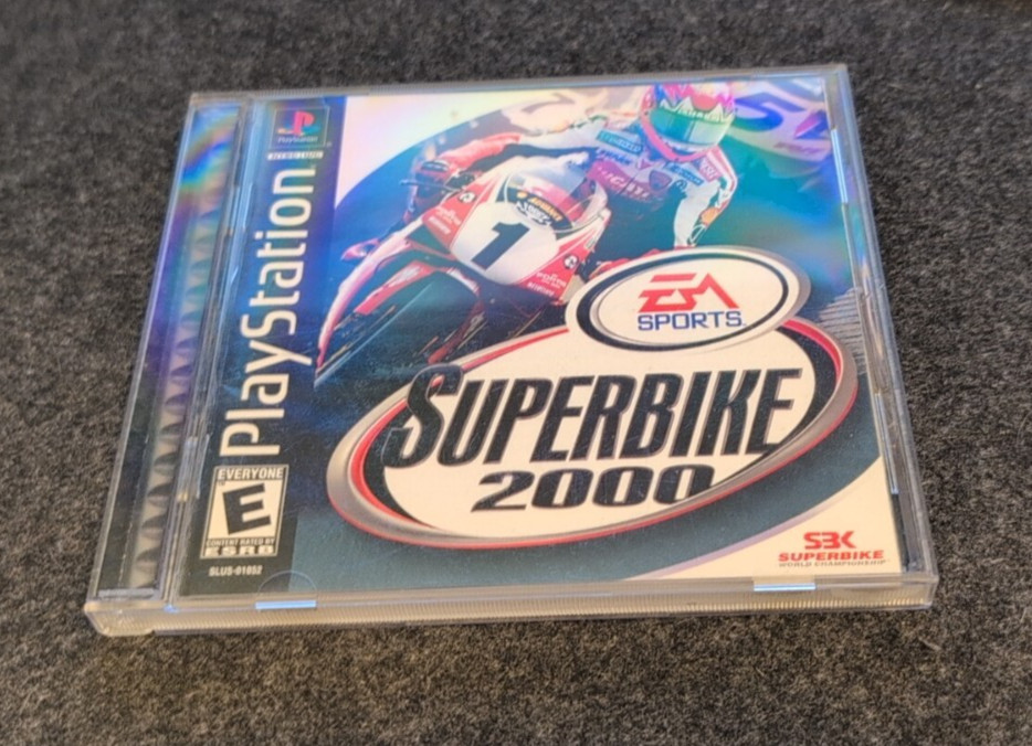 Superbike 2000 (Sony Playstation 1, 2000 PS1) - Complete w/ Manual - Tested