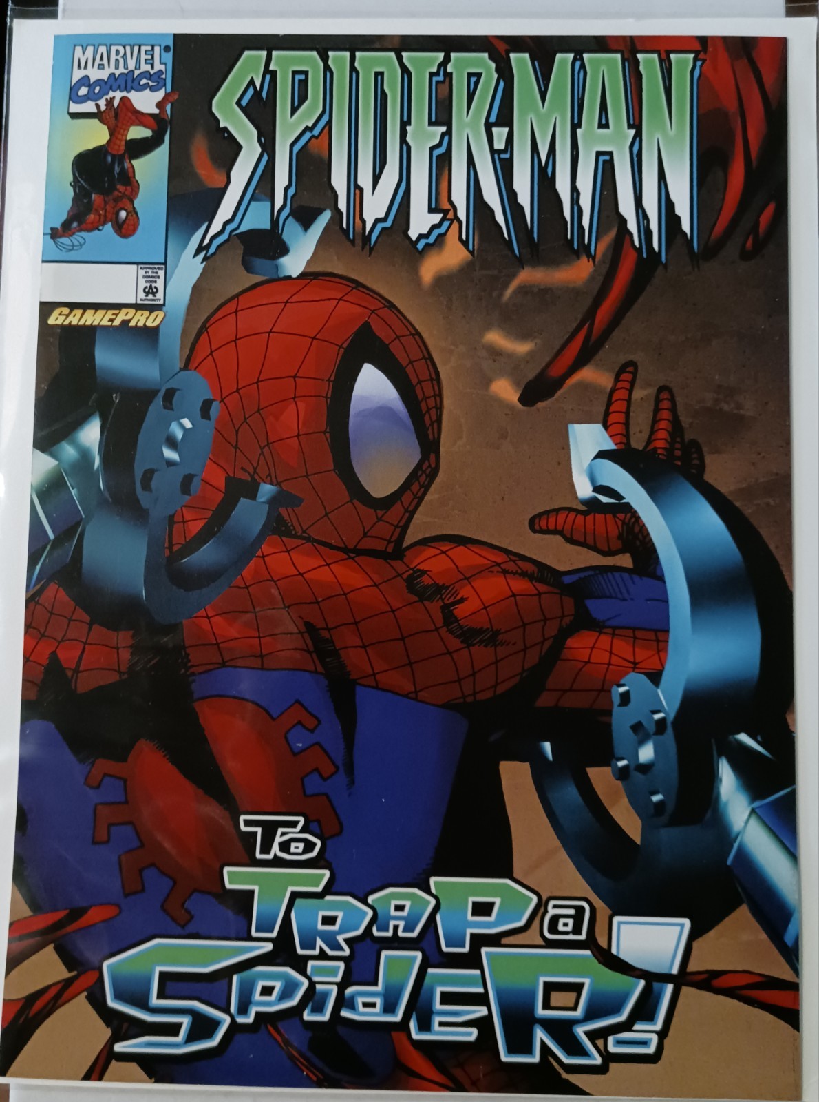 SPIDERMAN TO TRAP A SPIDER 1 NM 2000 ACTIVISION GAMEPRO GIVEAWAY PROMO NOT BOUND