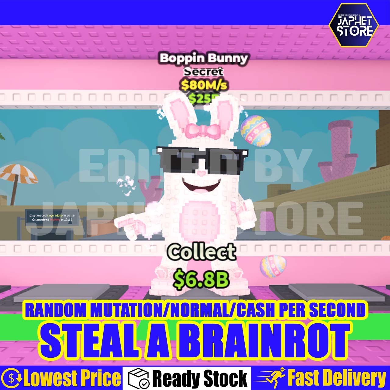 Boppin Bunny Steal A Brainrot - Normal or Random Mutation/Traits