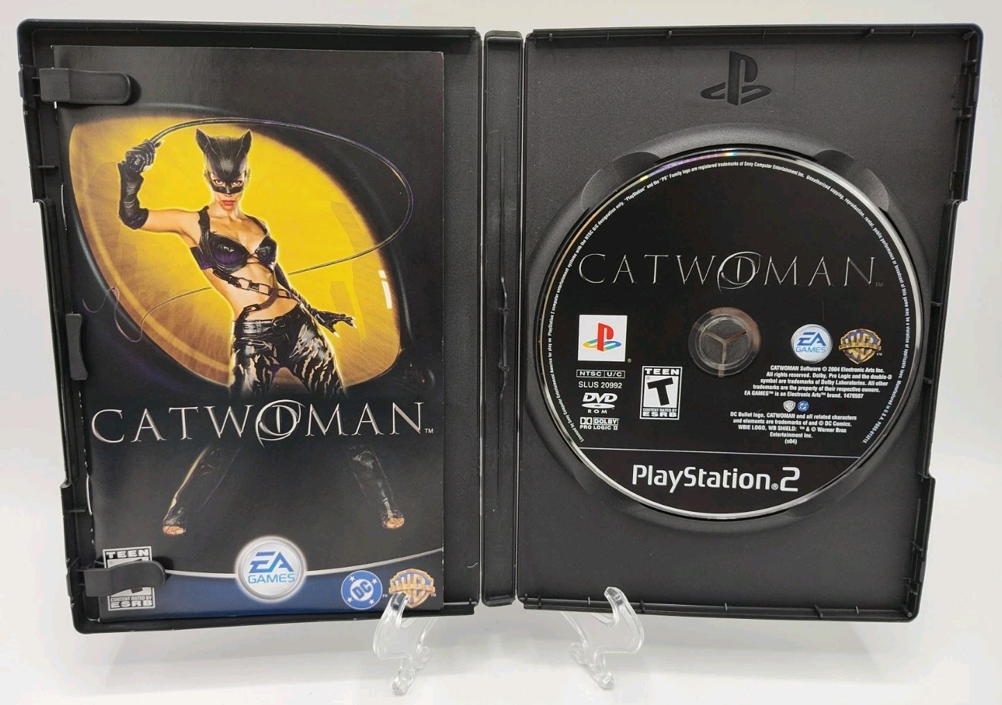 Catwoman - (Sony PlayStation 2 PS2, 2004) *CIB* NEAR MINT* Black Label* Tested