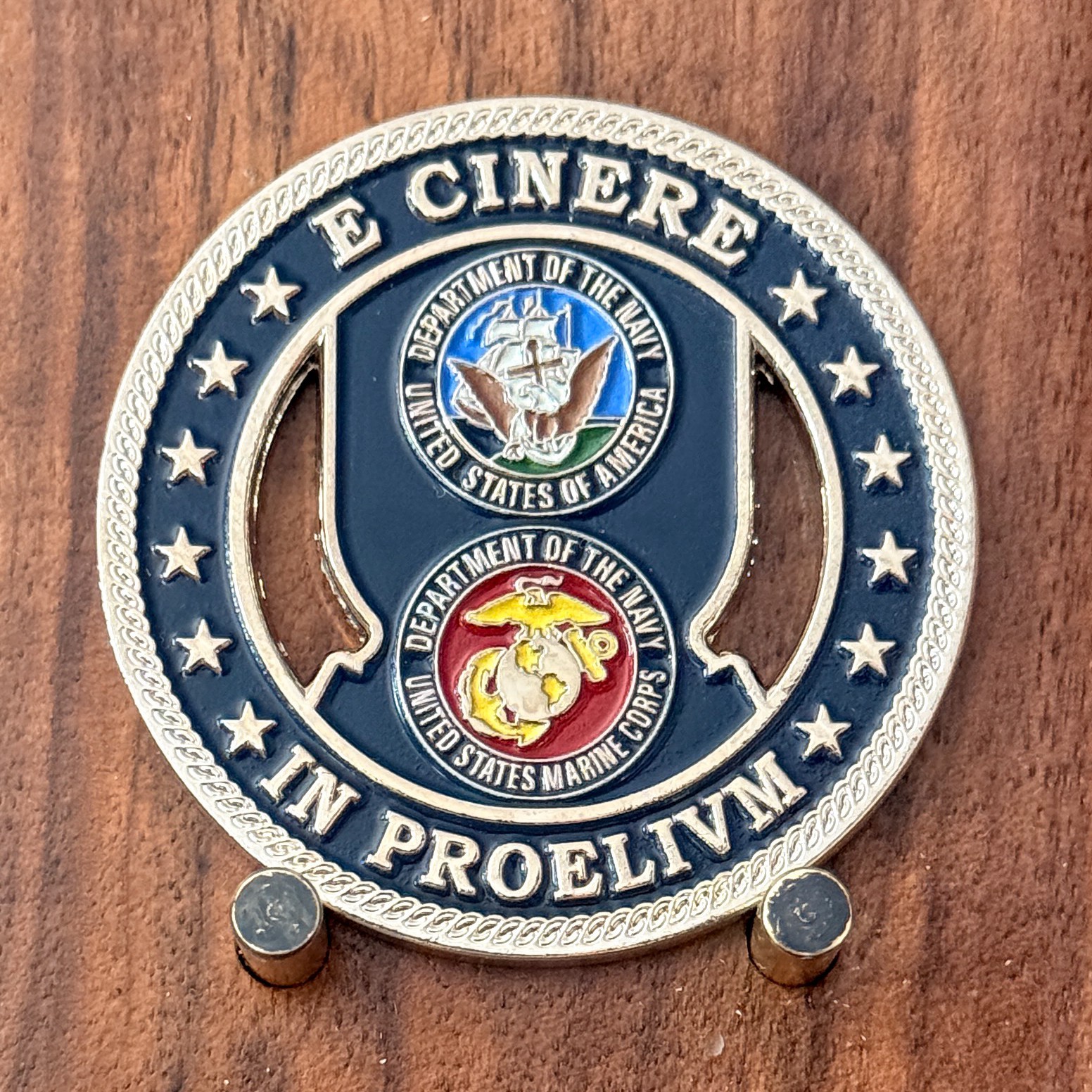 Yale NROTC Est 1926 E Cinere In Proelivm Challenge Coin  W#23