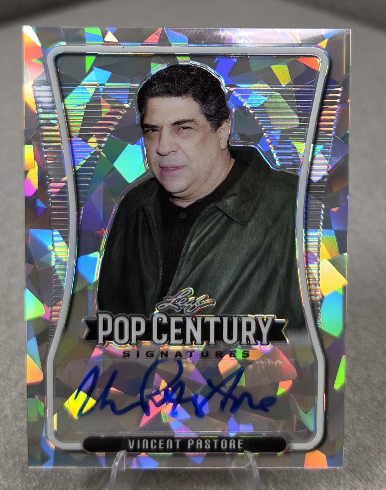 2020 Leaf Metal Pop Century BA-VP1 Vincent Pastore AUTO Crystals Silver /35 MINT