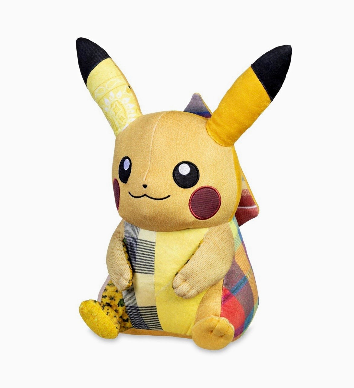 Sean Wotherspoon × Pokémon Center Pikachu Plush Patchwork Multicolor NEW