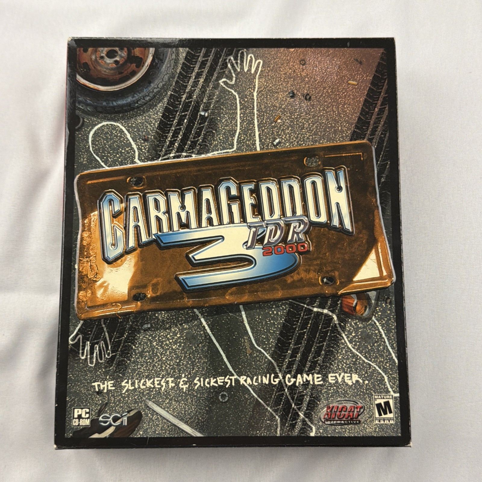 Carmageddon 3 TDR 2000 PC Game Big Box CD ROM Windows 98/95 Vintage Rare