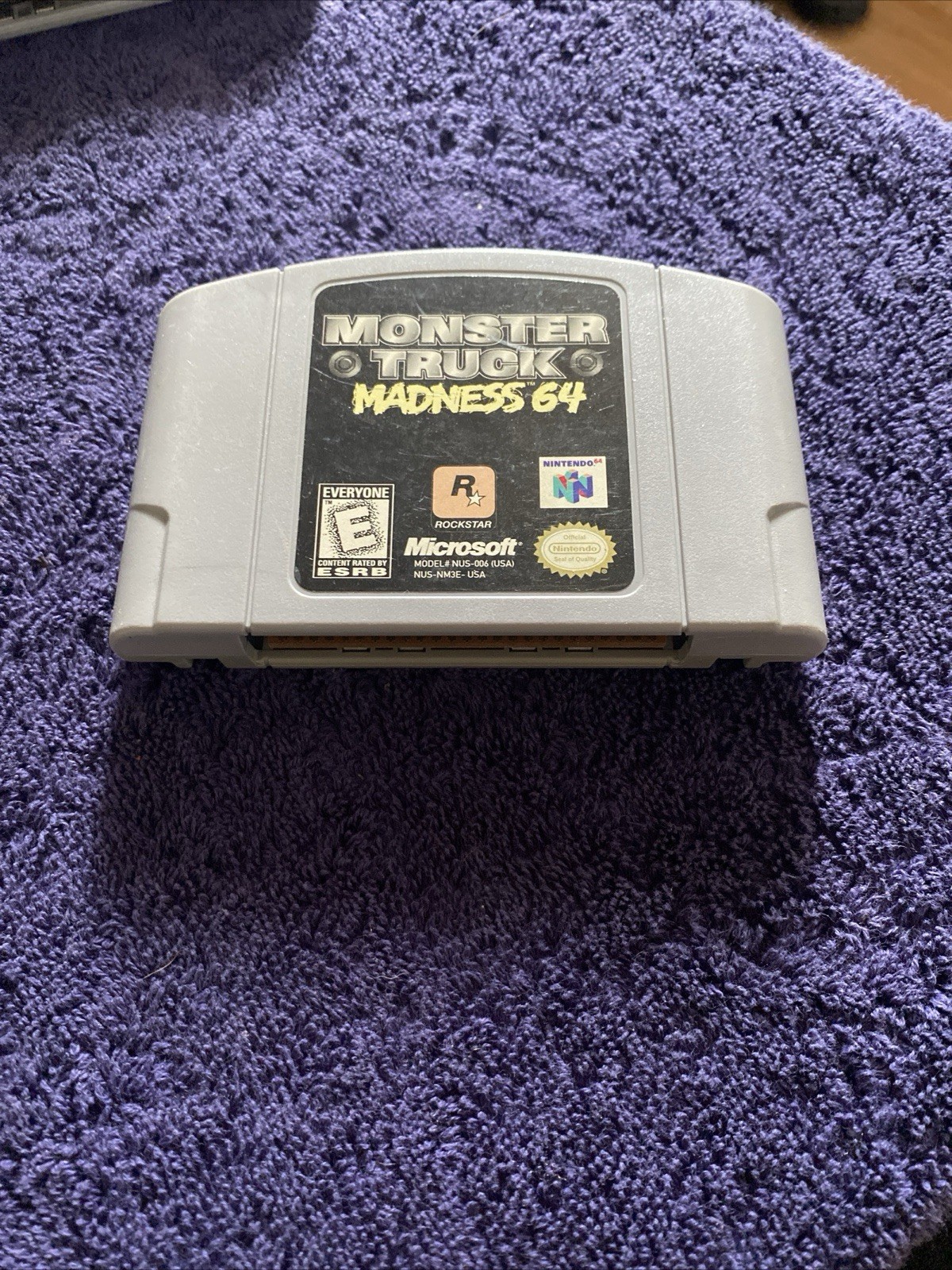 Monster Truck Madness 64 (Nintendo 64, N64) Authentic Cartridge Only Tested