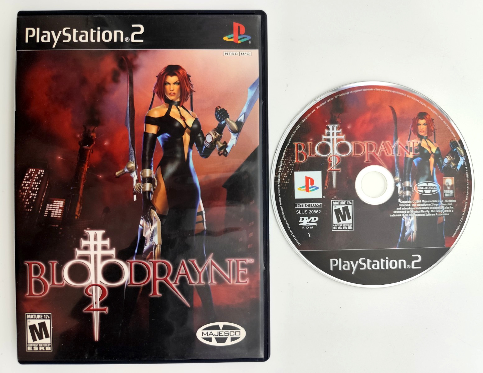 BloodRayne 2 (Sony PlayStation 2 PS2, 2004) *Disc & Box* Tested & Cleaned