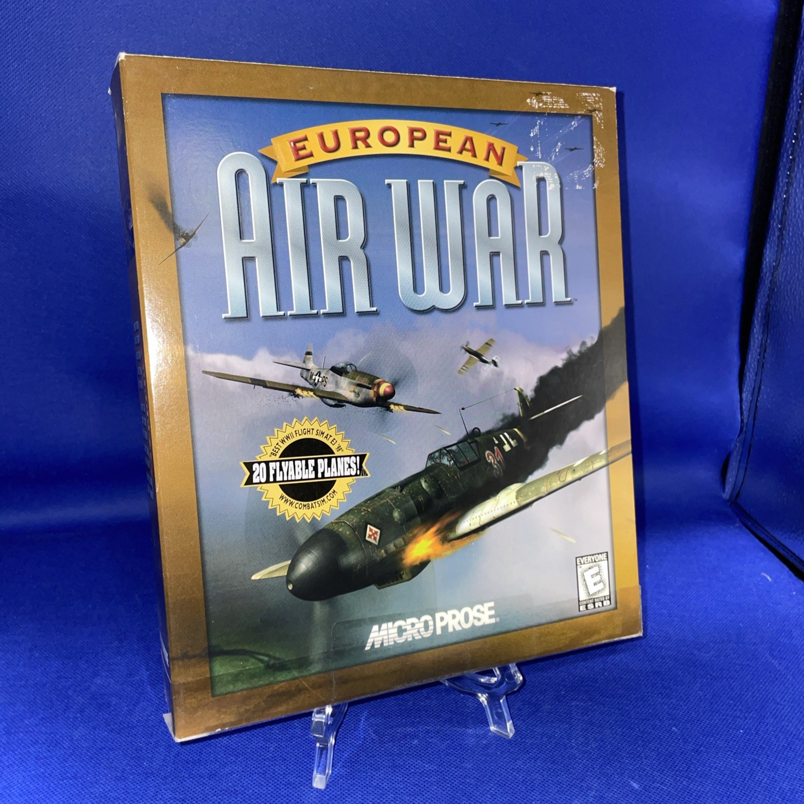 European Air War (PC, 1998, 2001) Microprose Big Box Good Cond See Pics
