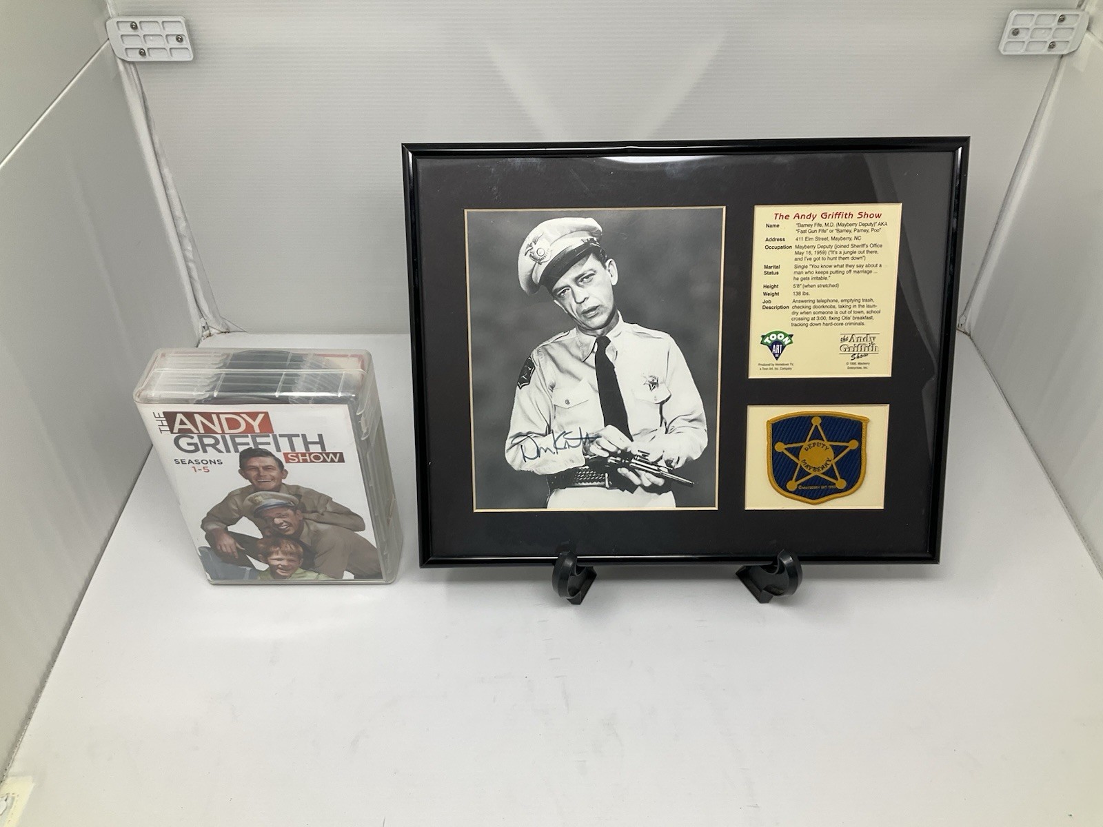 Don Knotts Autographed Framed 14 x 11\