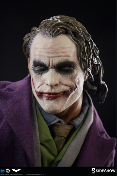 NEW The Joker The Dark Knight Sideshow Collectibles Exclusive Lim Edition