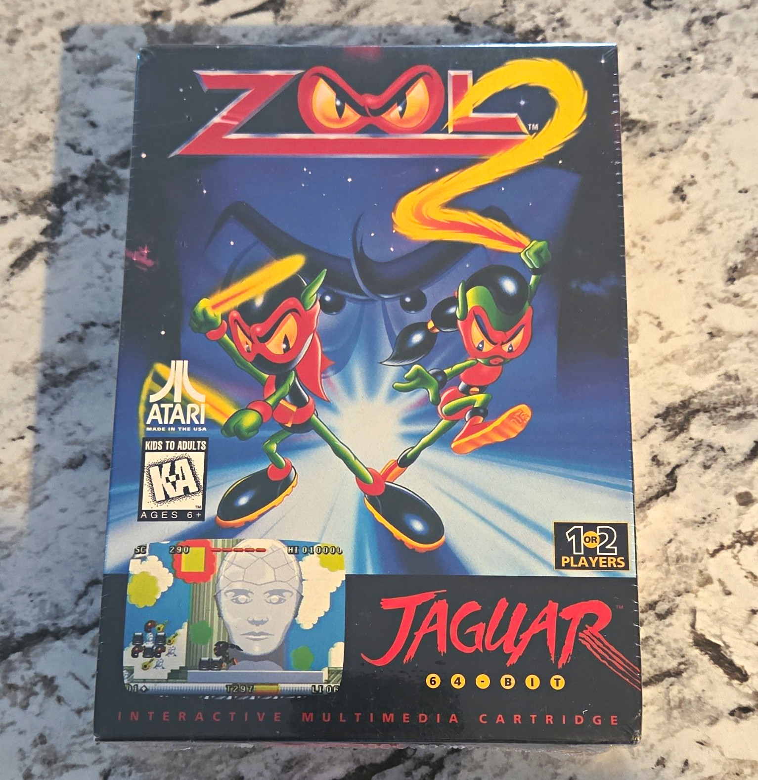 Atari Zool 2 | Atari Jaguar | 64-Bit Interactive Multimedia Cartridge