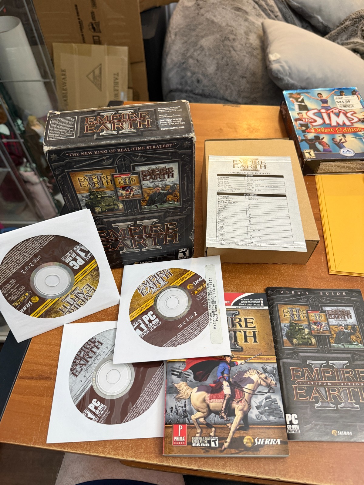 Empire Earth II Platinum Edition PC CD-ROM Big Box Sierra Strategy Game