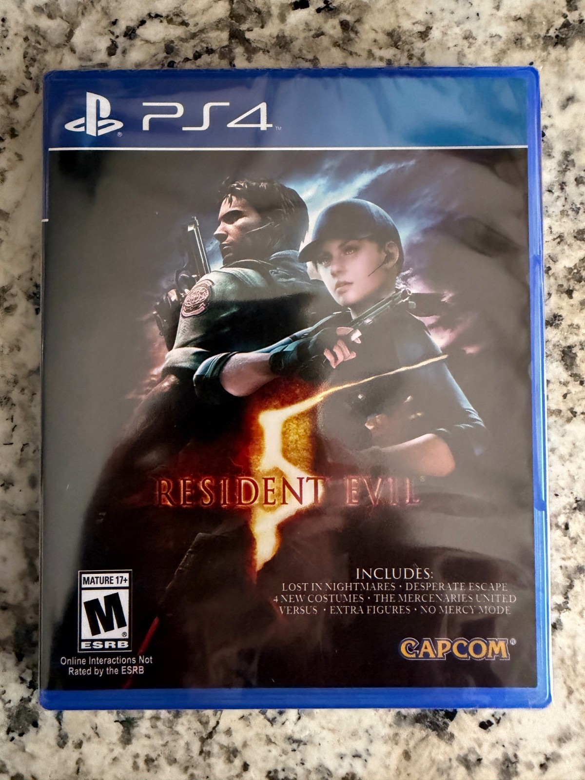 Resident Evil 5 PS4 Brand New Factory Sealed US Includes all DLCs