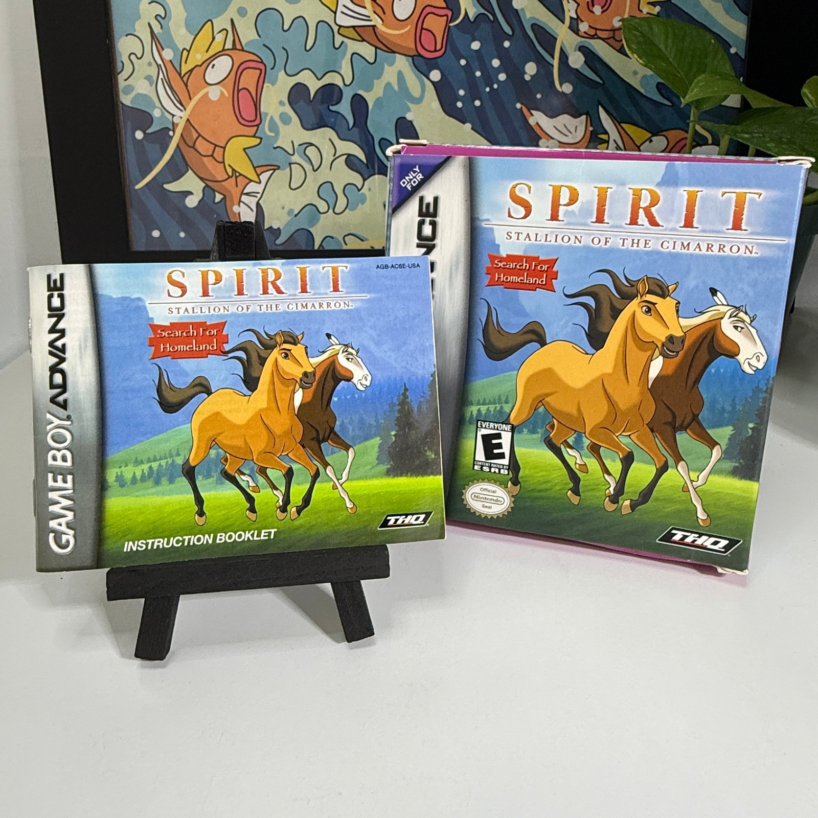 Spirit Stallion of the Cimarron Game Boy Advance GBA Box and Manual Only OEM