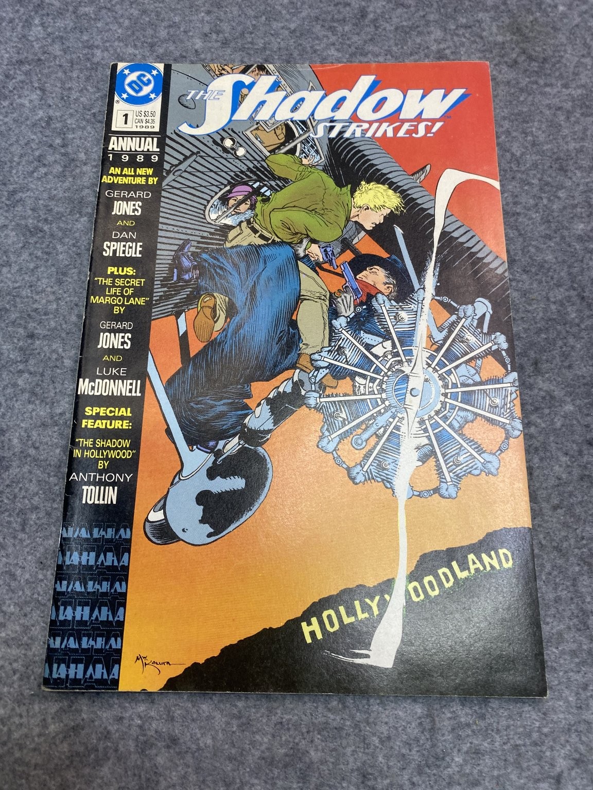 The Shadow Strikes Annual #1 1989 DC Comic Book