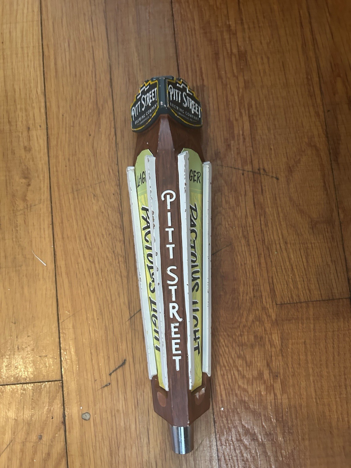 Pitt Street Brewing Company Pactolus Light Beer Tap Handle