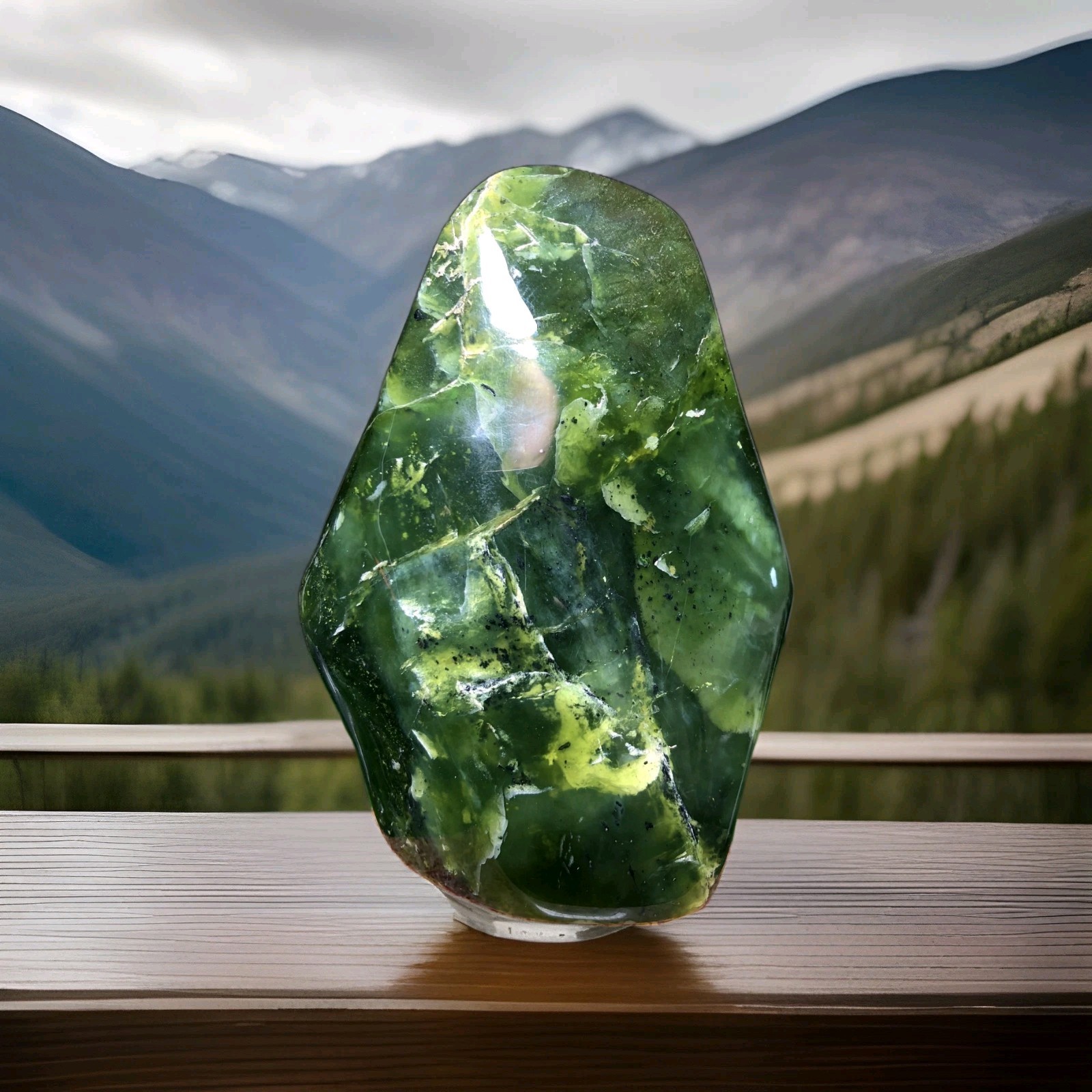 500g  AAA Serpentine High Quality  Polished Freeform   5\