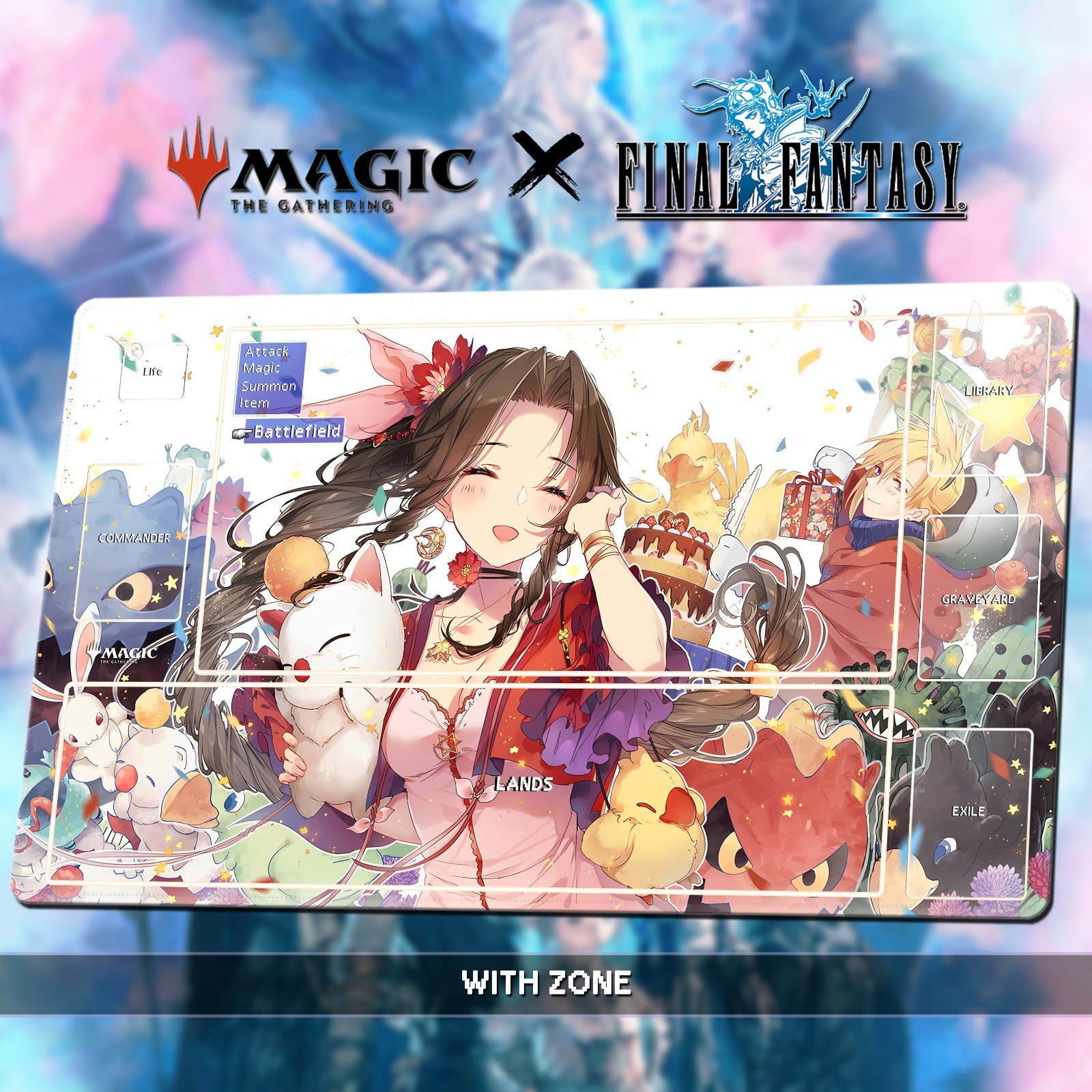 MTG X FF Playmat TCG | 24x14