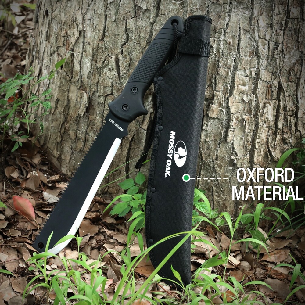 NEW 19-inch Machete Saw Sharp Blade Machete Ergonomic No-Slip Handle with Sheath