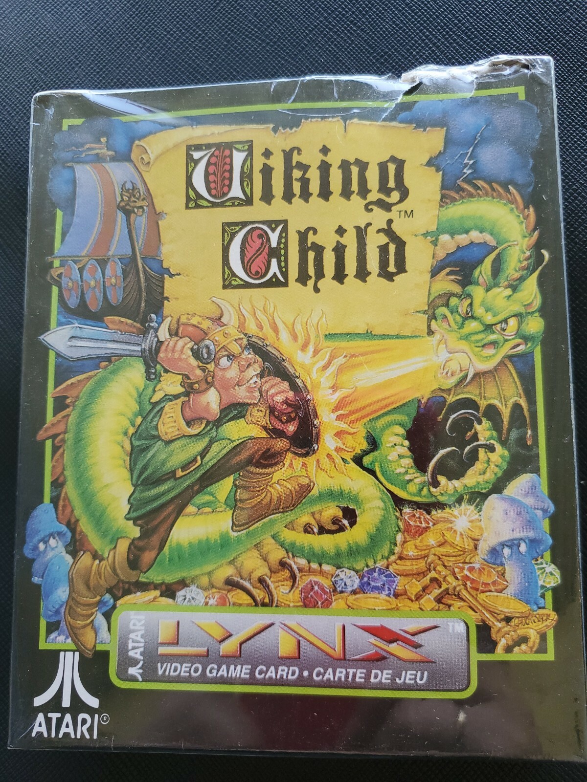 VIKING CHILD  Atari Lynx NEW DAMAGED BOX Factory Sealed 