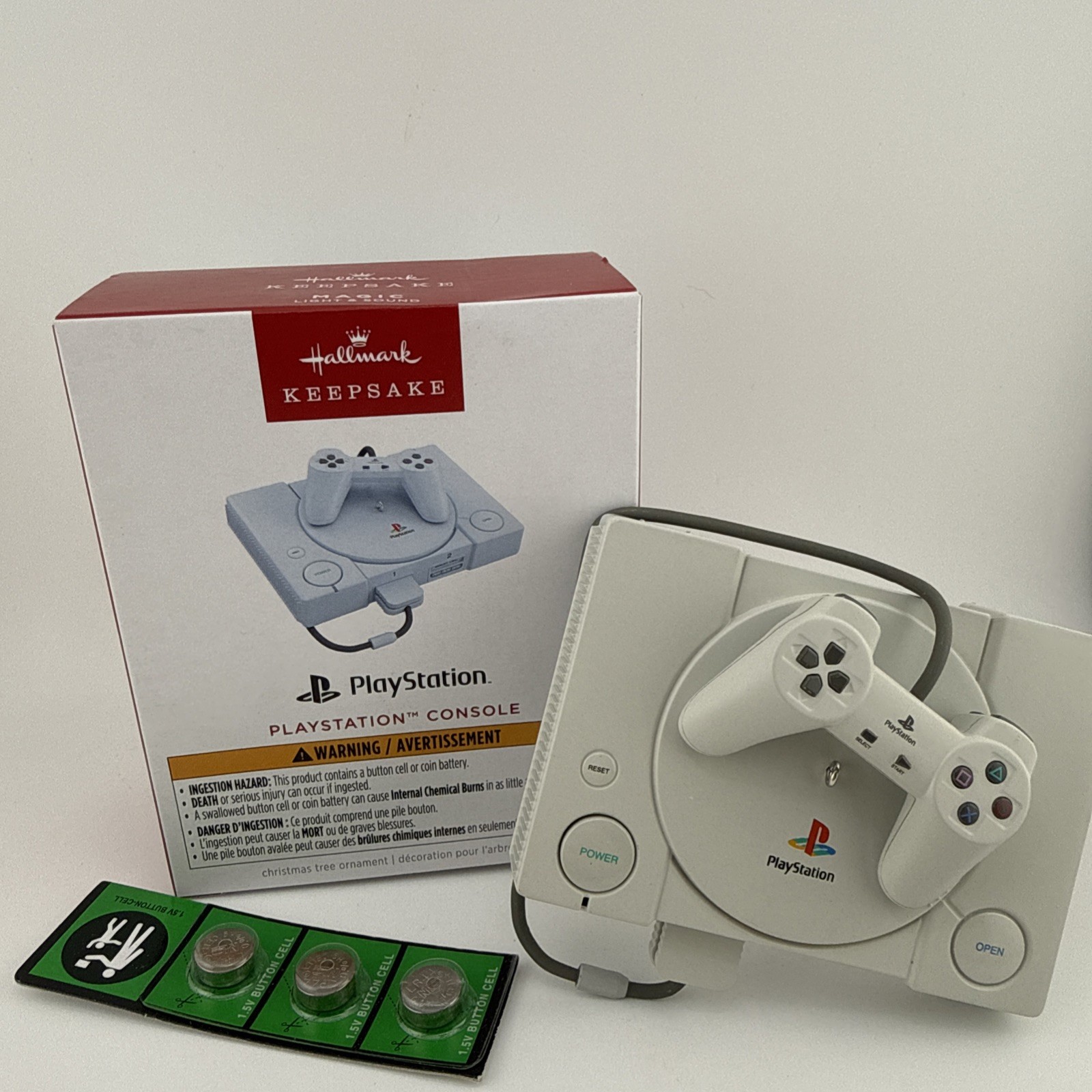 2026 Hallmark Ornament Playstation Console with light and sound